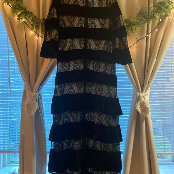 Dainty Jewells Dress / Velvet & Lace - Picture 3 of 5